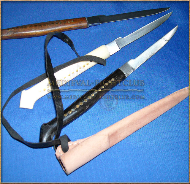 Eating Knife in bone horn or wood - 1300-1400