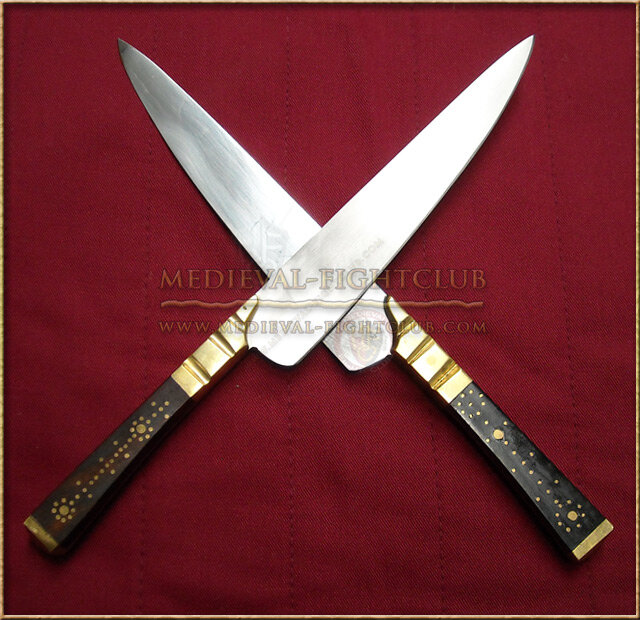 Eating Knife deluxe in bone horn or wood - 1400-1500