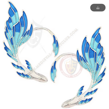 swimming fish ear cuff